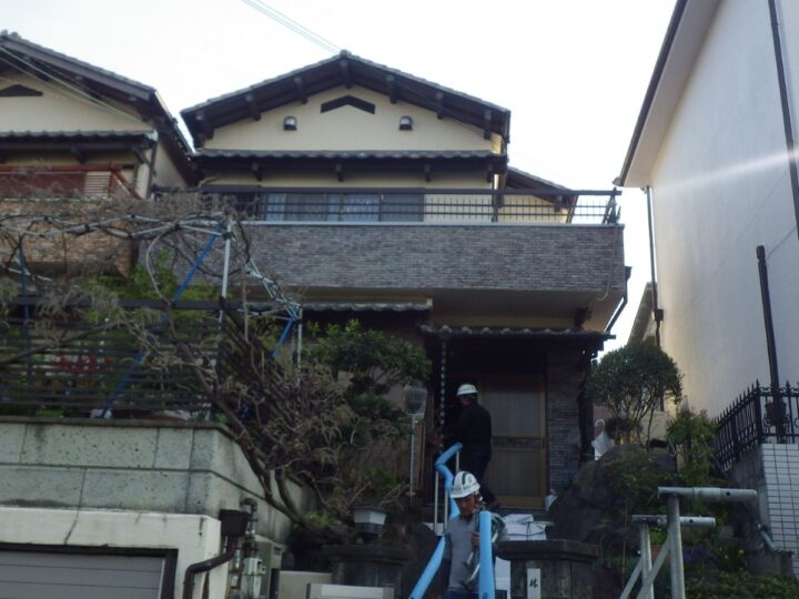 大阪堺市H様邸　　外壁塗装