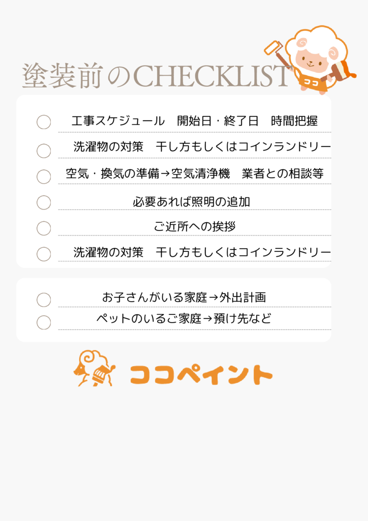 塗装前のchecklistのサムネイル
