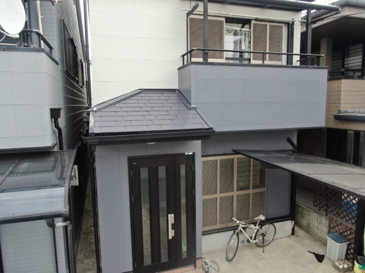 堺市北区B様邸　外壁・屋根・付帯塗装工事