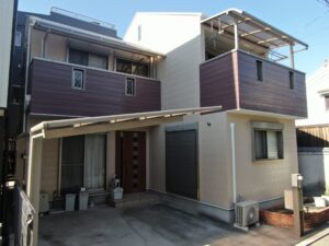 堺市堺区　O様邸　外壁・屋根・付帯塗装工事