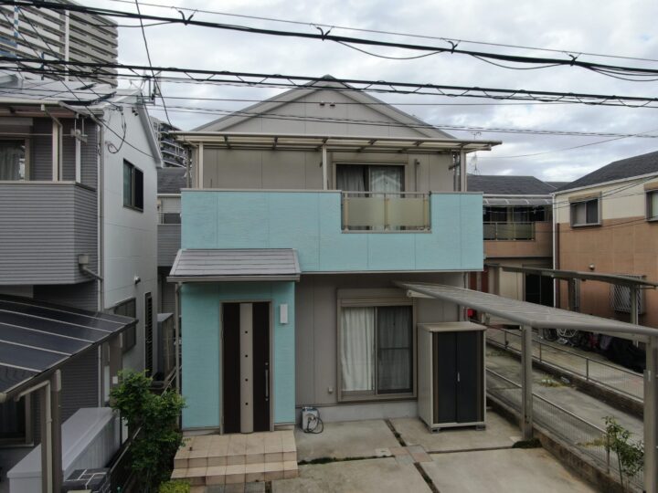 堺市東区K様邸　外壁・屋根・付帯塗装工事