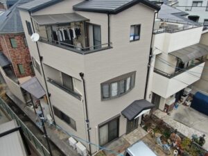 堺市北区O様邸　外壁・付帯塗装・屋根カバー工事