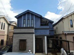 堺市中区O様邸　外壁・付帯塗装・屋根カバー工事