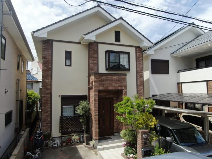 堺市北区K様邸　外壁・屋根・付帯塗装工事