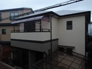 堺市北区I様邸　外壁・屋根・付帯塗装工事