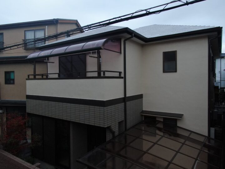堺市北区I様邸　外壁・屋根・付帯塗装工事