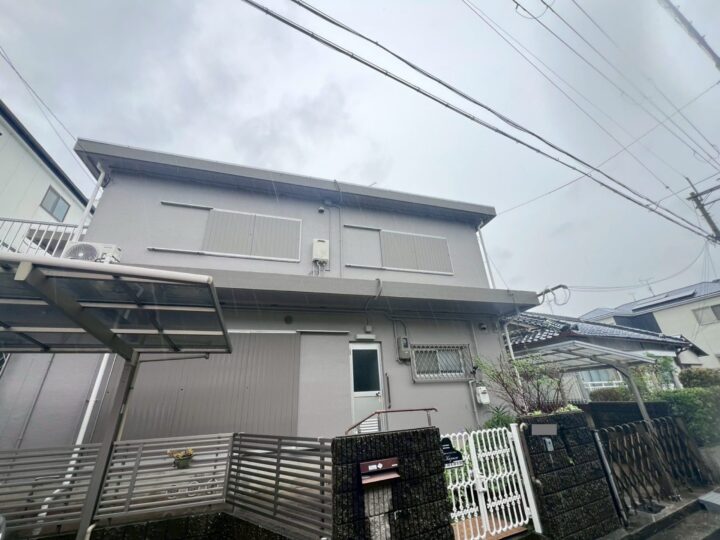 堺市東区K様邸　外壁・付帯塗装・防水工事