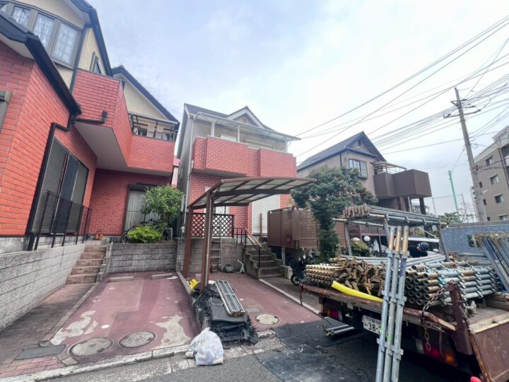 足場設置工事