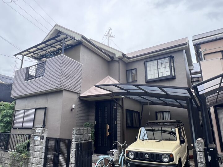 堺市美原区　H様邸　外壁・屋根・付帯塗装工事