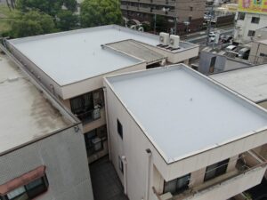 堺市北区　Aビル　屋上防水工事