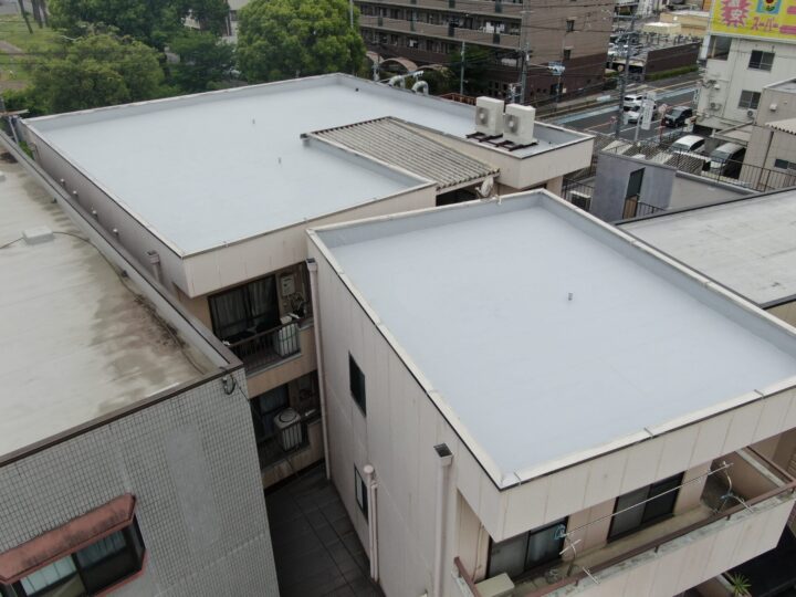 堺市北区　Aビル　屋上防水工事